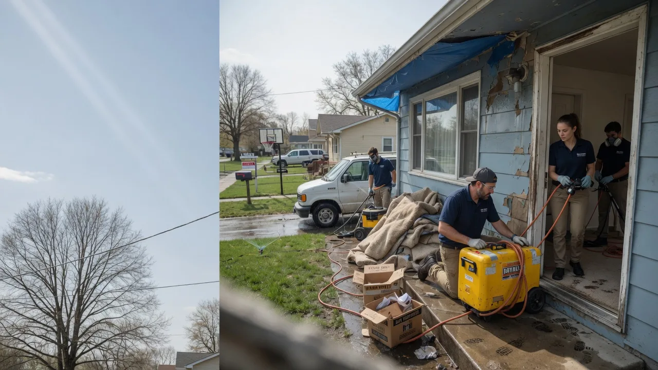 Basement Flood Cleanup in Sainte Marie, IL near me